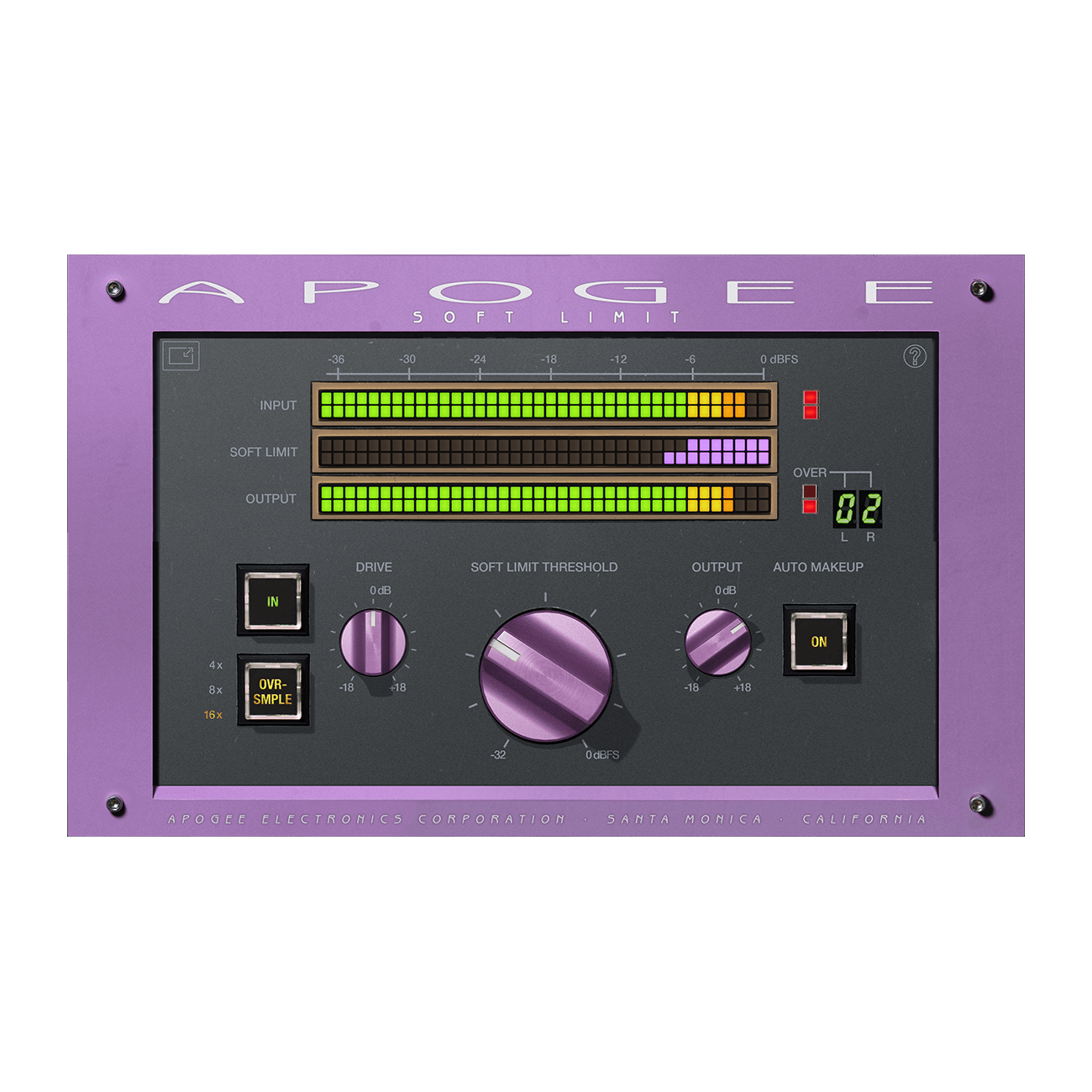 Apogee Soft Limit plugin